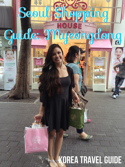 shopping in myeongdong
