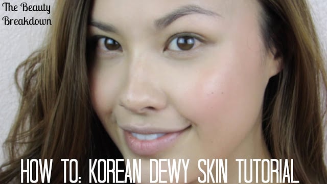 korean dewy skin tutorial