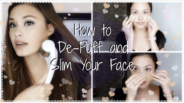 depuff, de-puff, slim, face, how to slim your face
